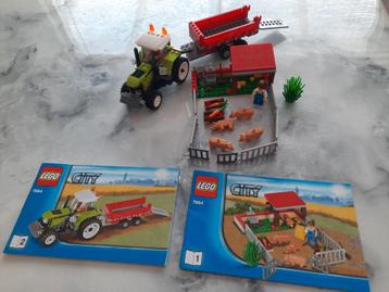 LEGO City 7684 - Varkensboerderij met Tractor beschikbaar voor biedingen