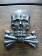 Doodskop totenkopf embleem huzaren antiek, Ophalen of Verzenden, Landmacht, Nederland, Embleem of Badge