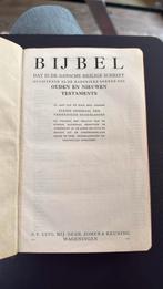 Antike bijbel met duimgreep, Antiek en Kunst, Ophalen of Verzenden, Bijbel