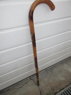 Houten wandelstok rondhaak, Diversen, Ophalen of Verzenden, Gebruikt