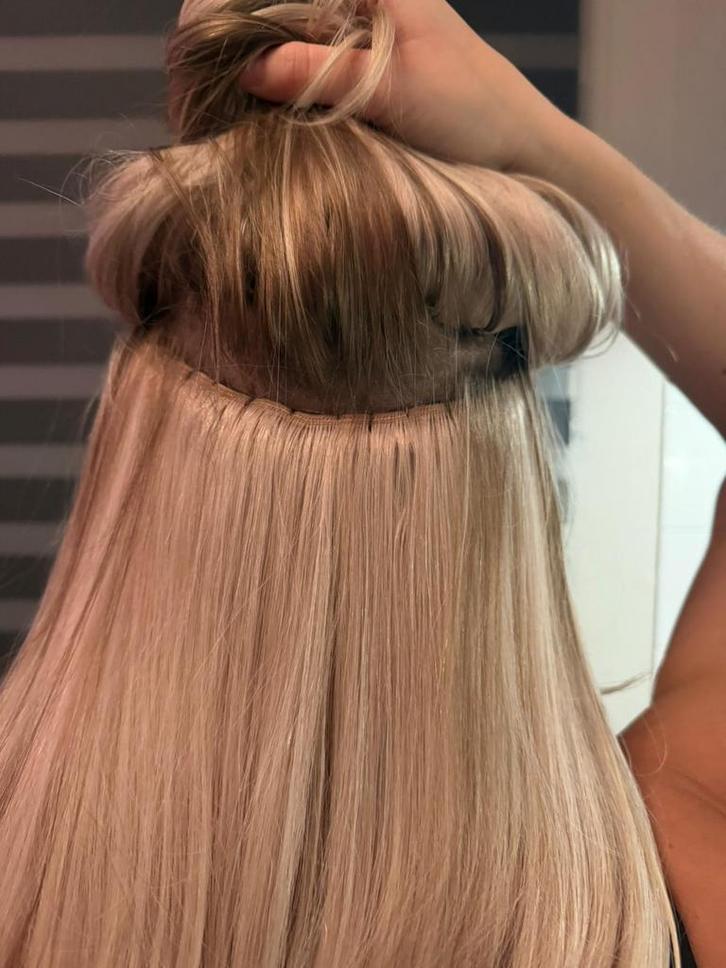 Shay4Beauty 100% Human Hair Extensions - 50cm, Sieraden, Tassen en Uiterlijk, Uiterlijk | Haarverzorging, Nieuw, Pruik of Haarverlenging