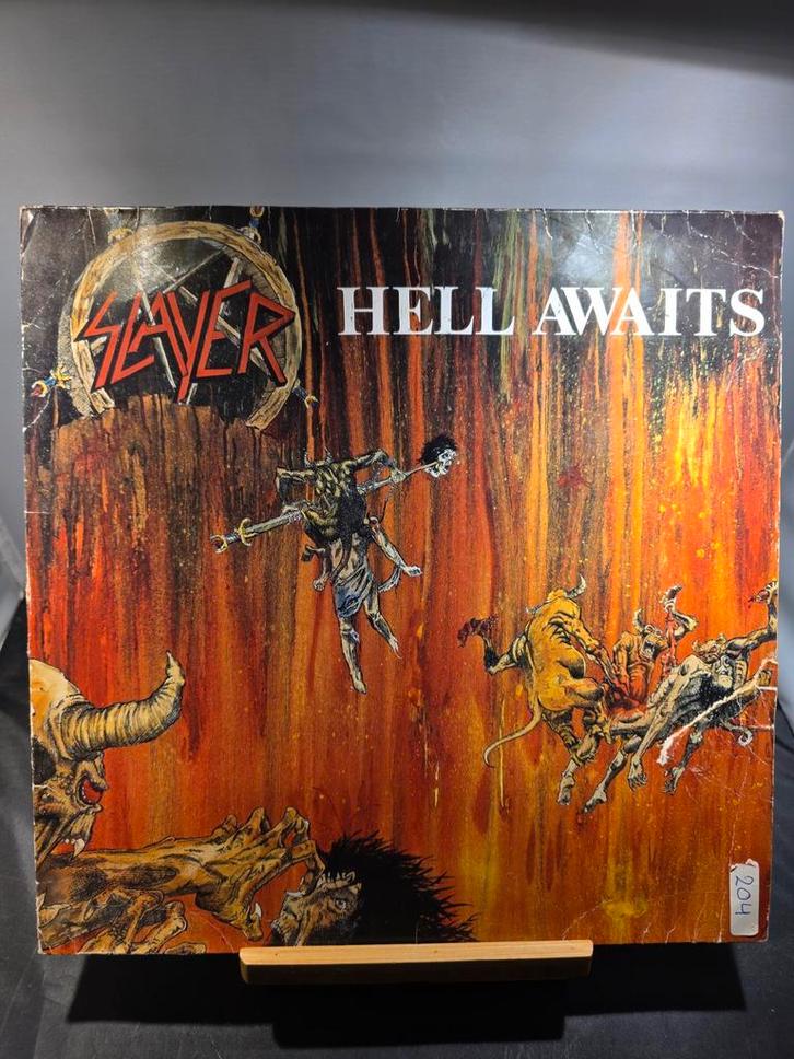 Slayer - Hell Awaits Vinyl LP, Cd's en Dvd's, Cd's | Hardrock en Metal, Gebruikt, Ophalen of Verzenden