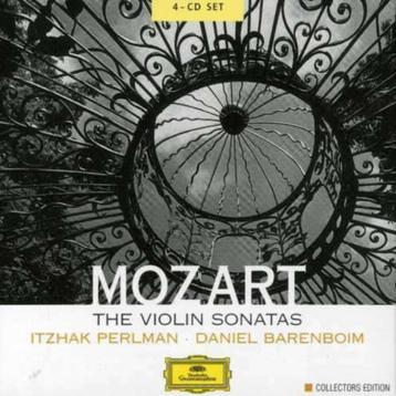 MOZART Violin sonatas 4 - CD BOX PERLMAN BARENBOIM DG  beschikbaar voor biedingen