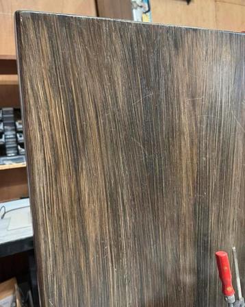 Eiken tafel blad, dik en zwaar. 175,5 x 83cm - 3,8cm dik beschikbaar voor biedingen