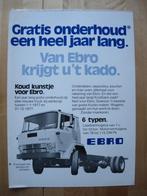 Ebro Gratis Onderhoud Folder 1977, Ophalen, Zo goed als nieuw, Overige merken, Ebro