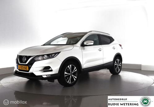 Nissan Qashqai 1.3 DIG-T 160PK Automaat Design Edition panor, Auto's, Nissan, Bedrijf, Te koop, Qashqai, 360° camera, ABS, Achteruitrijcamera