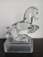 Glazen paard / boekensteun, Antiek en Kunst, Antiek | Glas en Kristal, Ophalen of Verzenden