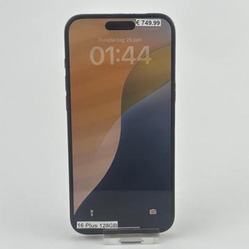iPhone 16 Plus 128GB Zwart + Apple Garantie | Nieuwstaat beschikbaar voor biedingen