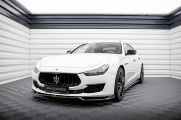 Voorlip sideskirt diffuser spoiler - Maserati Ghibli 17-20 beschikbaar voor biedingen