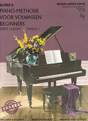 Alfreds Piano Methode Voor Volwassen beginners deel 1 beschikbaar voor biedingen