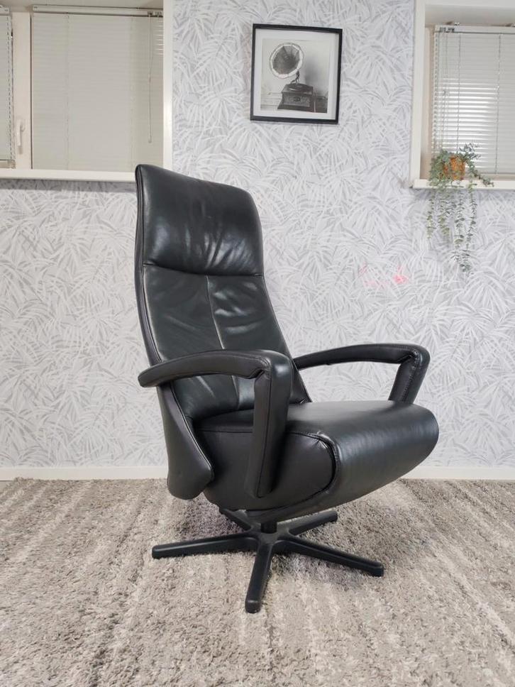 De Toekomst Twice elektrische relax fauteuil op accu, Huis en Inrichting, Fauteuils, Zo goed als nieuw, Leer, 50 tot 75 cm, Ophalen of Verzenden