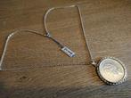 Vintage Collier Zilver 835 Met Munt Rand / Munt 1939 Zilver, Ophalen of Verzenden, Zilver