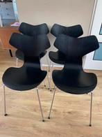 4 vlinderstoelen grand prix Arne Jacobsen Ftitz Hansen, Huis en Inrichting, Stoelen, Ophalen, Vier