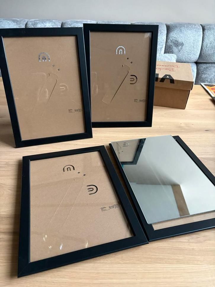 IKEA FISKBO fotolijsten - 4 stuks, Audio, Tv en Foto, Fotografie | Fotolijsten, Zo goed als nieuw, Ophalen