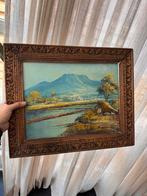 Vintage Indonesisch olieverfschilderij – jaren ’80, Ophalen of Verzenden