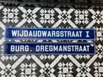 Emaille straatnaam borden, Verzamelen, Ophalen, Gebruikt, Reclamebord