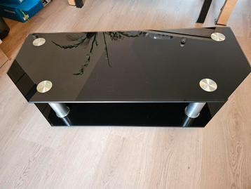 Hoek TV Meubel - Glas & Metaal beschikbaar voor biedingen