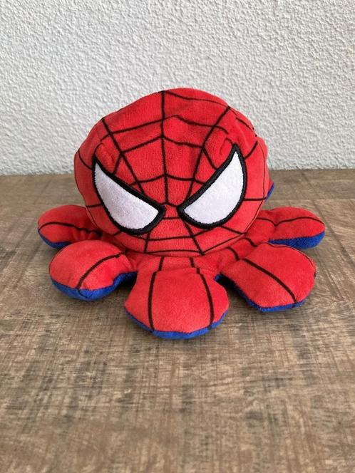 Omkeerbare - dubbelzijdige Spidey knuffel. 8 cm. ZGAN., Kinderen en Baby's, Speelgoed | Knuffels en Pluche, Zo goed als nieuw