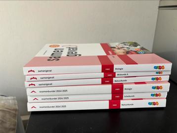 Examenbundels Scheikunde, Biologie, wiskunde, natuurkunde beschikbaar voor biedingen