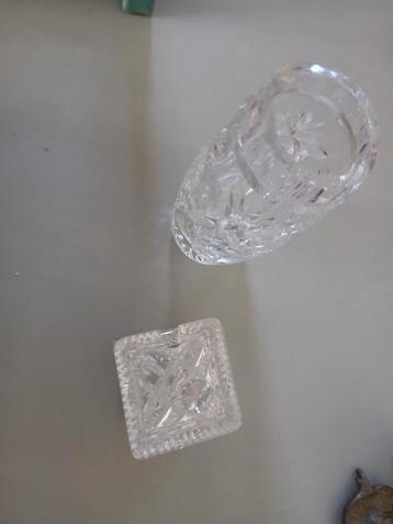 Kristallen set – geslepen karaf & bonbonschaaltj beschikbaar voor biedingen