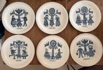 Vintage ontbijtborden set van Royal Sphinx Maastricht, Antiek en Kunst, Ophalen