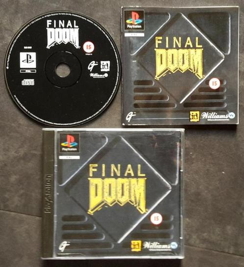 PS1 - Final Doom - PlayStation 1 FPS Shooter, Spelcomputers en Games, Games | Sony PlayStation 1, Zo goed als nieuw, Shooter, 1 speler
