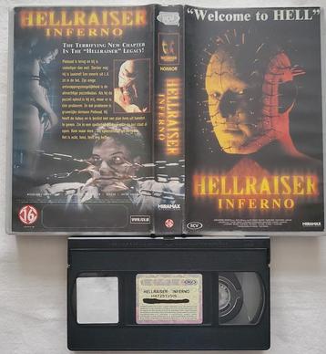 Hellraiser Inferno VHS Horror EX-RENTAL beschikbaar voor biedingen
