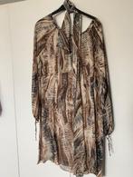 ZGAN Jurkje/lang tuniek met shawl maat L-XL, Ophalen of Verzenden, Zo goed als nieuw, Maat 46/48 (XL) of groter, Bruin