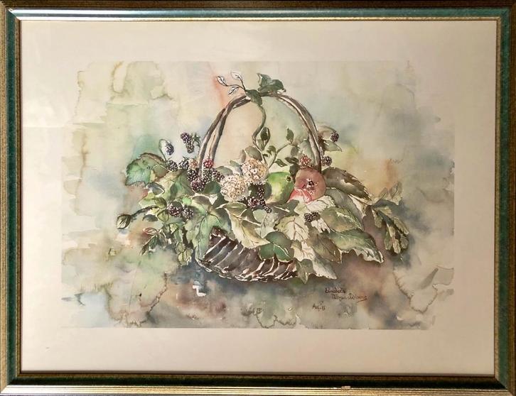 Elisabeth Veltman Adriaansz: Kunstreproductie Stilleven., Antiek en Kunst, Kunst | Litho's en Zeefdrukken, Verzenden