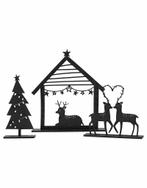 ♡ Kerstset/tafereeltje/hout/zwart/merk: Zoedt, Ophalen of Verzenden