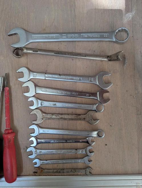 Partij steeksleutels+ schroevendraaiers Gedore, Hazet e.d., Doe-het-zelf en Verbouw, Gereedschap | Handgereedschap, Gebruikt, Ophalen of Verzenden