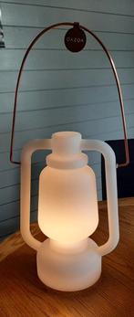QAZQA  oplaadbare stormlamp, Kunststof, Ophalen of Verzenden, Zo goed als nieuw, Modern