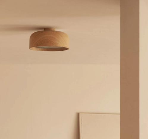 Sklum Plafondlamp in ijzer Glatzer, Huis en Inrichting, Lampen | Plafondlampen, Nieuw, Hout, Metaal, Ophalen of Verzenden