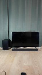 Samsung 43” 4K Smart TV + Soundbar & Subwoofer Bundle, Ophalen, Zo goed als nieuw, 100 cm of meer, Samsung