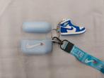 Airpods Hoesje Nike Air Jordan 1 Off-White Blauw Pro, Nieuw, Ophalen of Verzenden, In gehoorgang (in-ear), Bluetooth