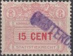 Nederland- 1916-1950- Statistiekrecht Zegel-Uiterst Zeldzaam, Verzenden, T/m 1940, Gestempeld