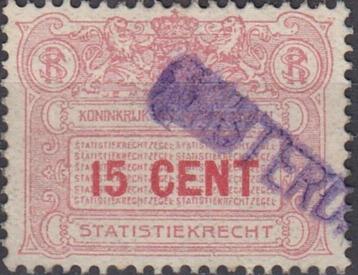 Nederland- 1916-1950- Statistiekrecht Zegel-Uiterst Zeldzaam beschikbaar voor biedingen