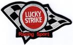 Lucky Strike Racing Sport stoffen opstrijk patch embleem #1, Motoren, Ophalen of Verzenden
