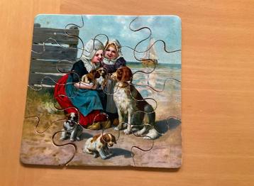 Drie puzzels in doos… meer dan 100 jaar oud. beschikbaar voor biedingen