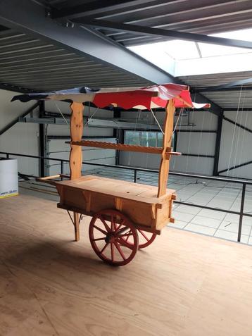 Authentieke Houten Haringkar beschikbaar voor biedingen