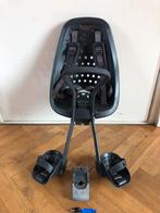 Thule Yepp Mini zwart fietstoeltje, Fietsen en Brommers, 0 t/m 13 kg, Voetsteuntjes, Gebruikt, Voorzitje