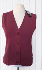 Mi Piace travelstof gilet maat: S of een M Bordeaux, Ophalen of Verzenden, Nieuw, Maat 38/40 (M), Rood