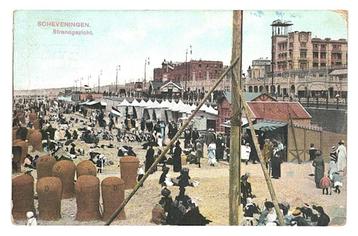 900993	Scheveningen	strand	1917	Gelopen met postzegel        beschikbaar voor biedingen