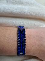 Miyuki Delica Kralen Armband Blauw/Paars - 18cm, Ophalen of Verzenden, Nieuw, Blauw, Overige materialen