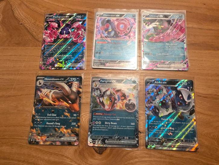 Dark ex pokemon kaarten set, Hobby en Vrije tijd, Verzamelkaartspellen | Pokémon, Meerdere kaarten, Ophalen of Verzenden