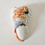 vintage wandvaas wandpot japanse bloempot met papagaai, Ophalen of Verzenden