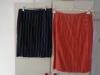 SCARVA linnen rok:mt 42., Kleding | Dames, Blauw, Scarva, Maat 42/44 (L), Ophalen of Verzenden