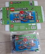 LEGO Minecraft Paddenstoel Eiland 21129, Ophalen of Verzenden, Zo goed als nieuw, Complete set, Lego