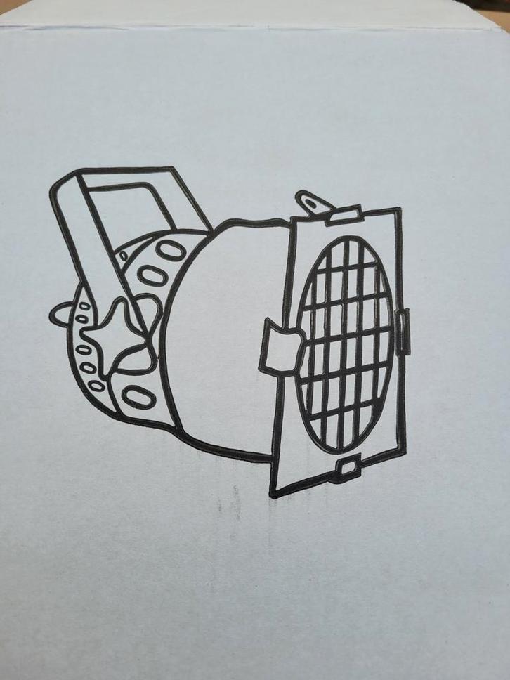 Podium Verlichting/stage lighting (nr 56 rb) par 56, Muziek en Instrumenten, Licht en Laser, Nieuw, Licht, Ophalen