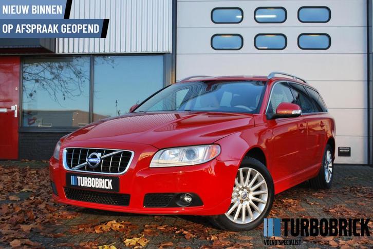 Volvo V70 1.6 T4 Summum | ECC | Leder | Trekhaak | Cruise |, Auto's, Volvo, Bedrijf, Te koop, V70, ABS, Airbags, Airconditioning